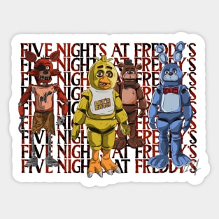 Five Nights at Freddy's: The Gang Sticker